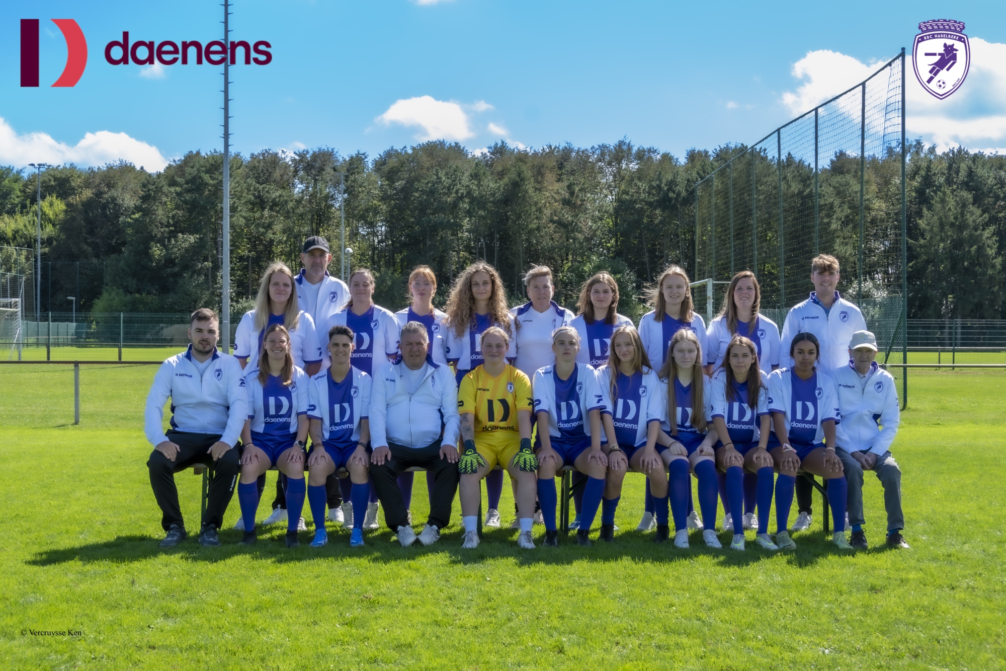 Voetbalploeg dames KRC Harelbeke