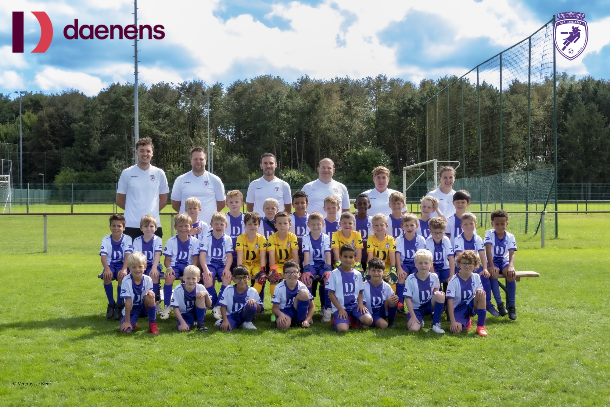 Voetbalploeg U8 KRC Harelbeke