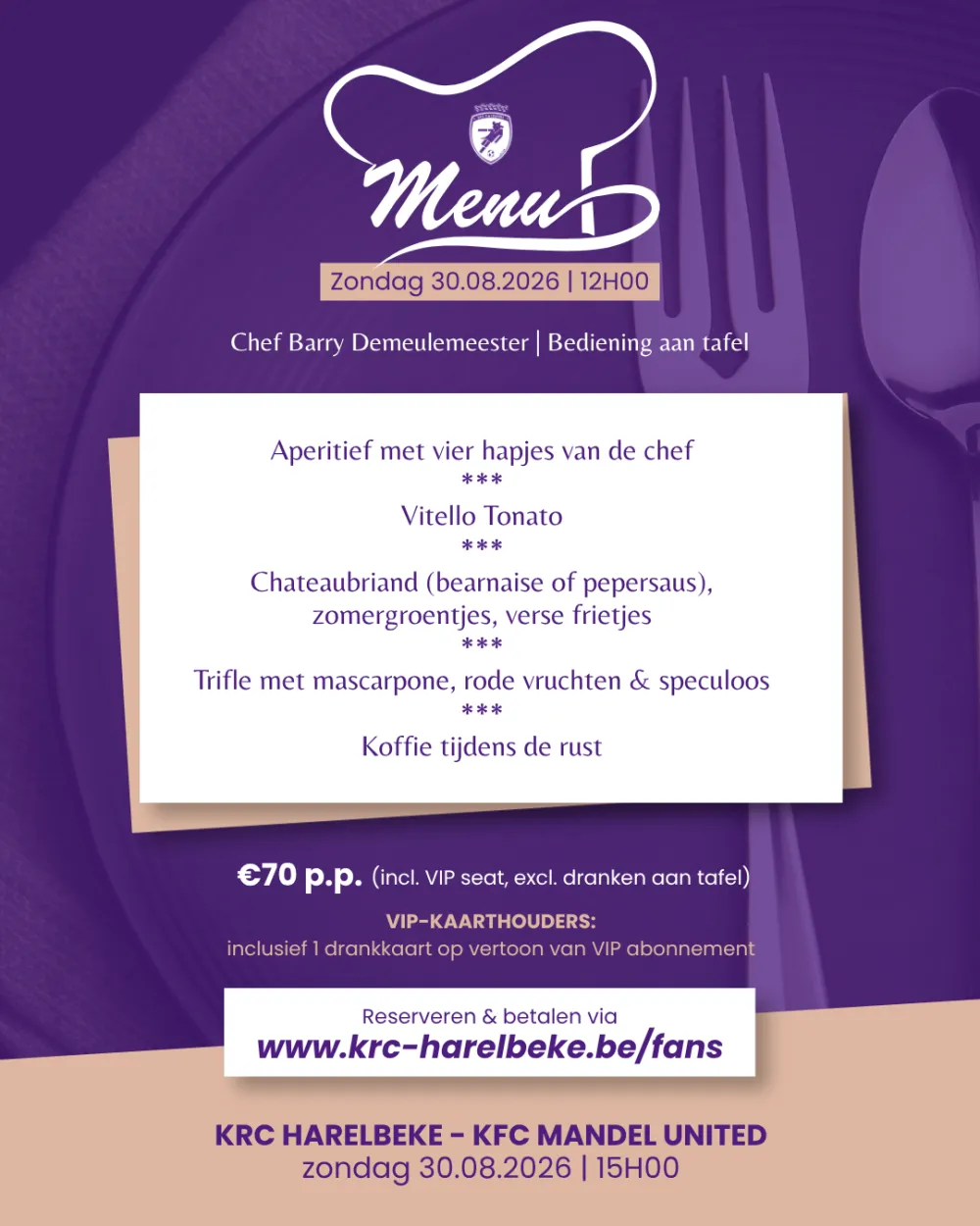 menu Mandel